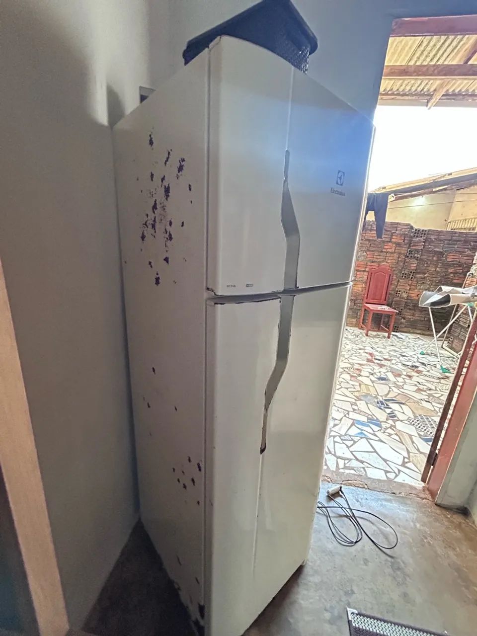 Geladeira funcionando 