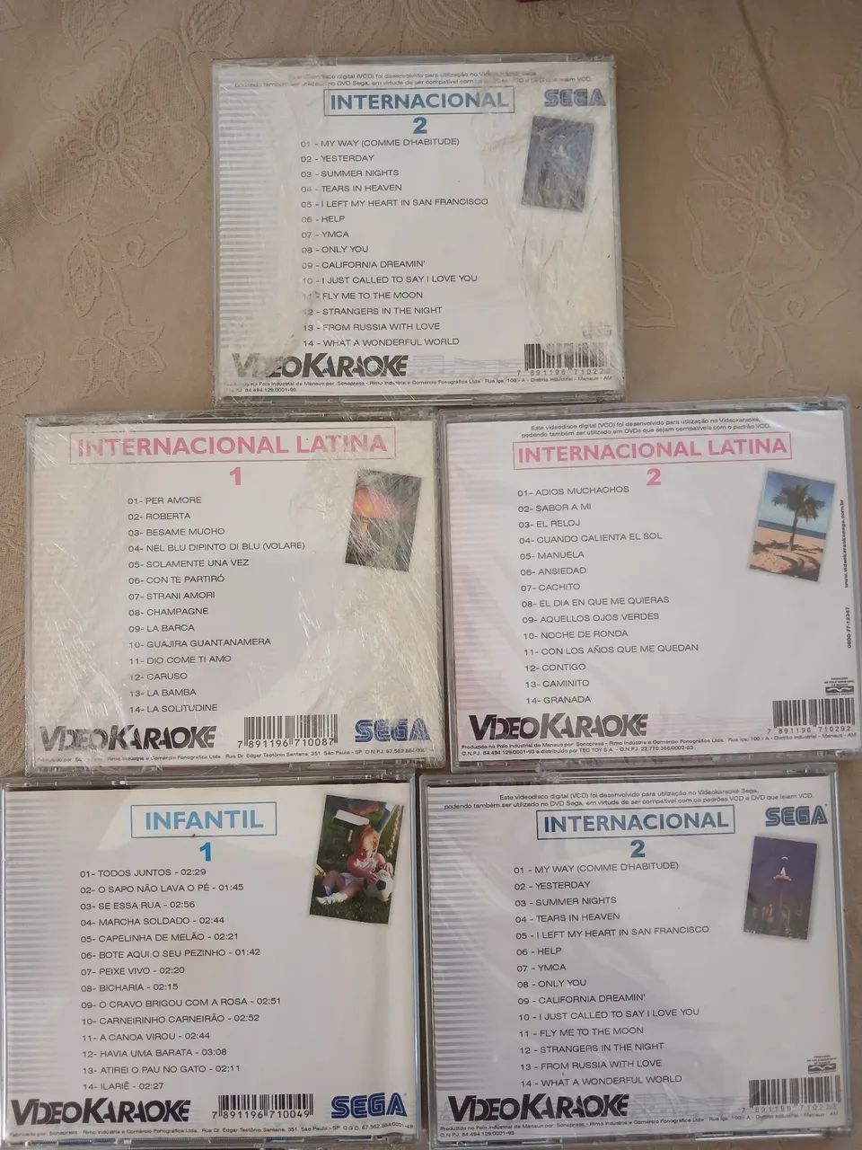 6 Cds de video karaoke sega - Foto 2