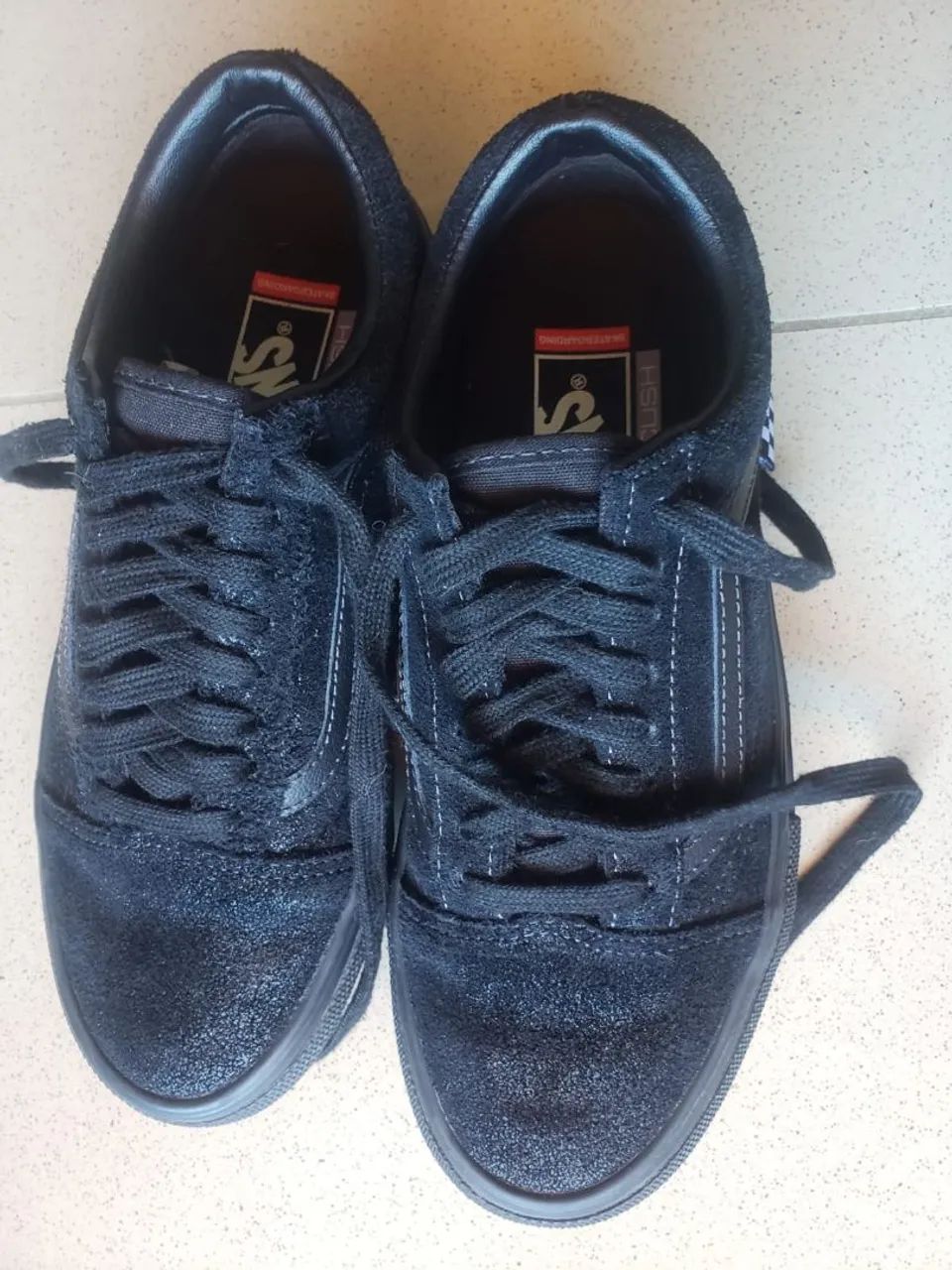 Tênis vans old skool skate preto - Foto 3