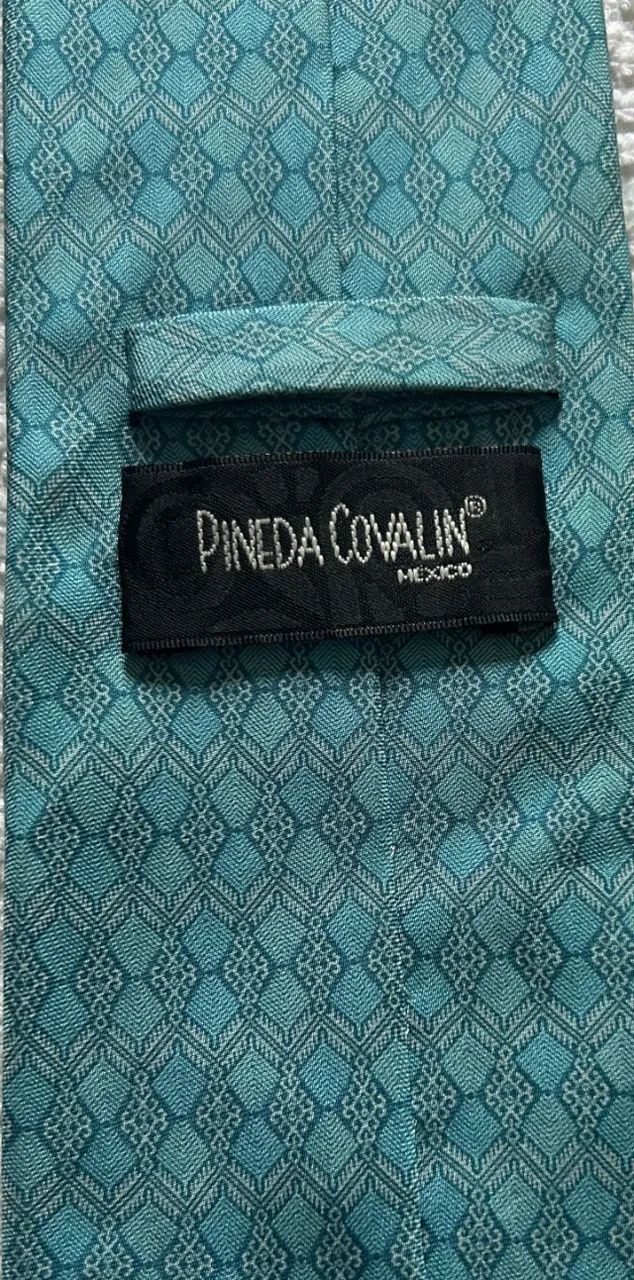 GRAVATA PINEDA COVALLIN MEXICO  SEDA AZUL - Foto 3