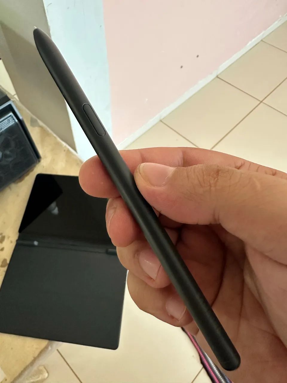 Tablet Samsung Galaxy S6 Lite (versão 4G + Wifi) impecável  - Foto 4