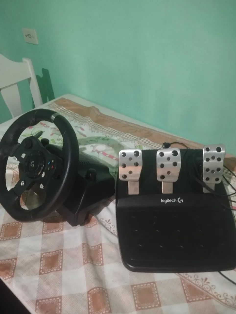 Volante Logitech G920 com loadcell 