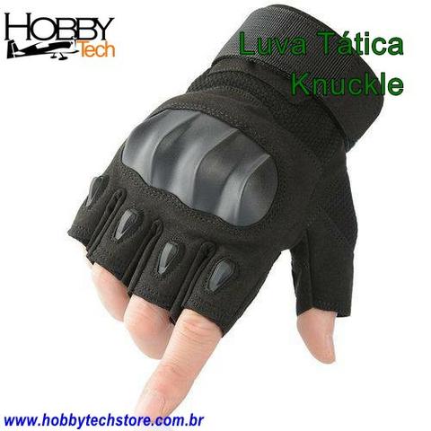 Luva Tática Knuckle Tela Sencível ou Sem Dedo - Novas - Foto 2