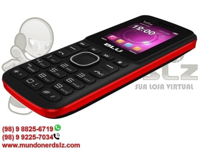Celular Dual Sim Quad Band FM Lanterna Antena Rural Blu A100 em São Luís MA - Foto 5