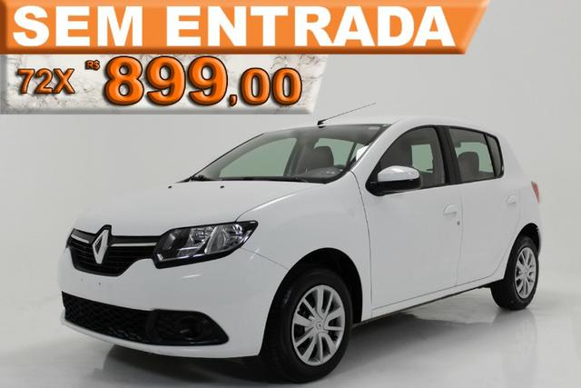 Renault Sandero 1.0 12v Sce Flex Expression Manual Uber Sem Entrada