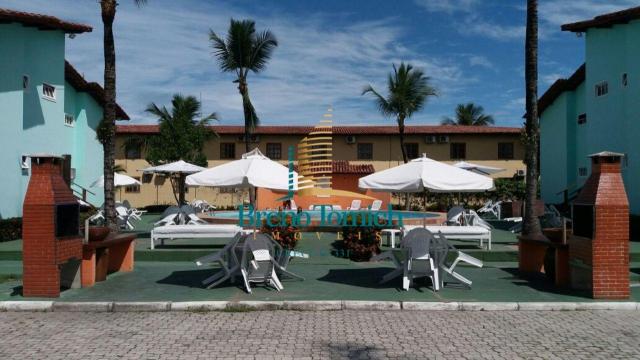Apartamento com 2 dormitórios à venda, 48 m² por R$ 220.000,00 - Taperapuã - Porto Seguro/