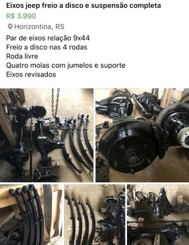 Eixos Jeep willys