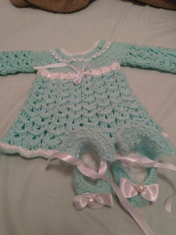 Conjunto bebê crochet - Foto 2