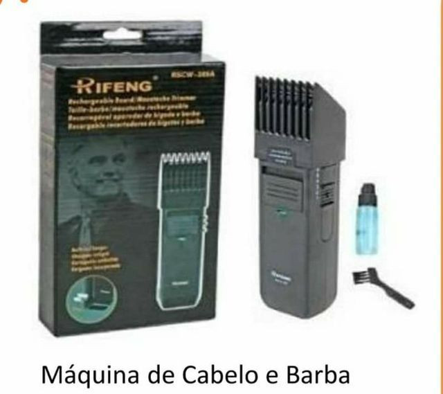 Retirar na Av das Laranjeiras! Máquina de acabamento e barba nova na caixa