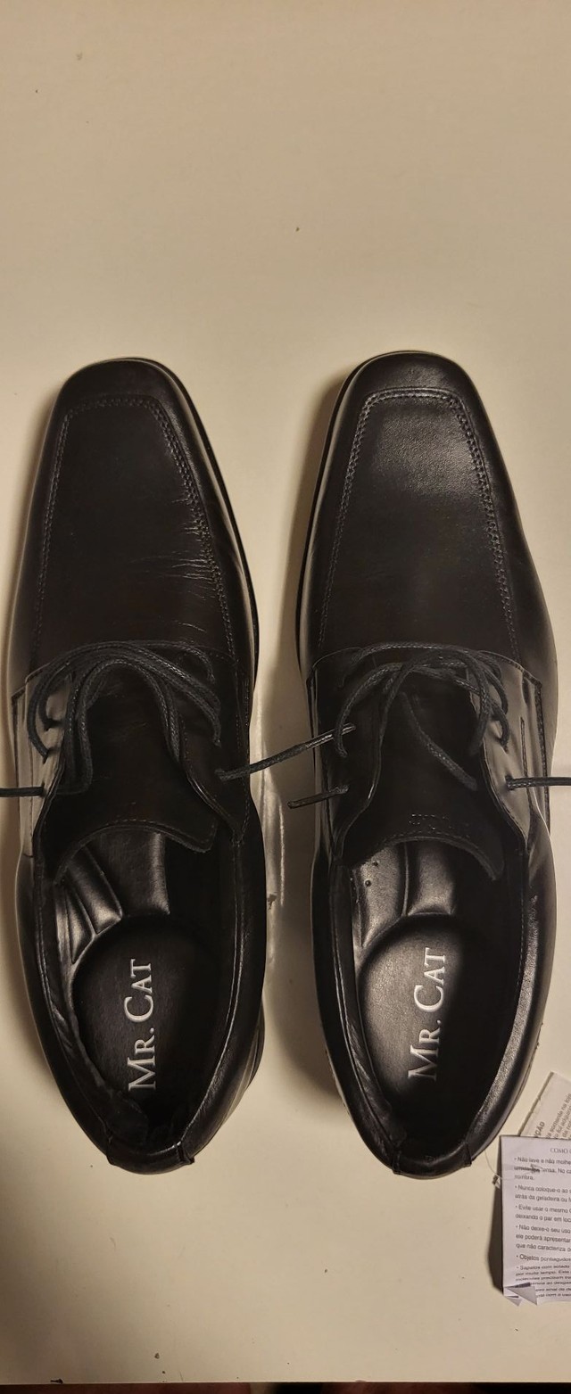 Sapato preto Mr Cat 40 novo - Roupas e calçados - Jardins, Aracaju  997311635 | OLX