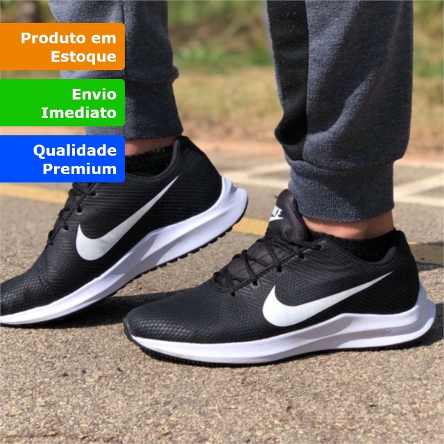 novo nike preto e branco