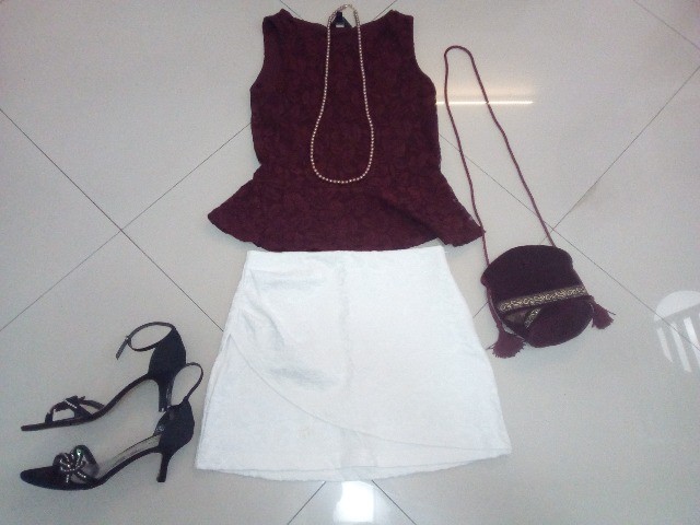 Mini saia branca tam. 40 - Foto 2