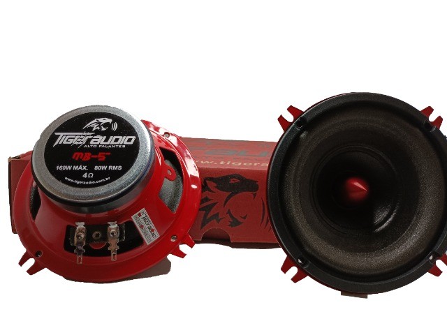 Alto Falante Tiger Áudio 80w MB 5 Polegadas 160 W Rms (par