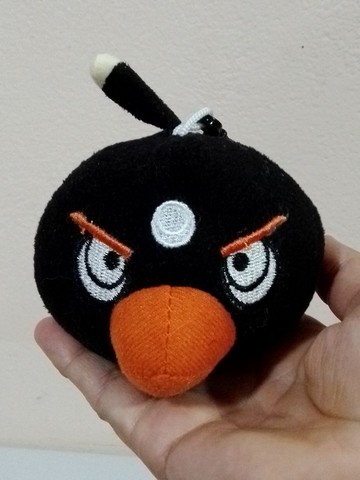 Pelúcia Angrybirds chaveiro original 