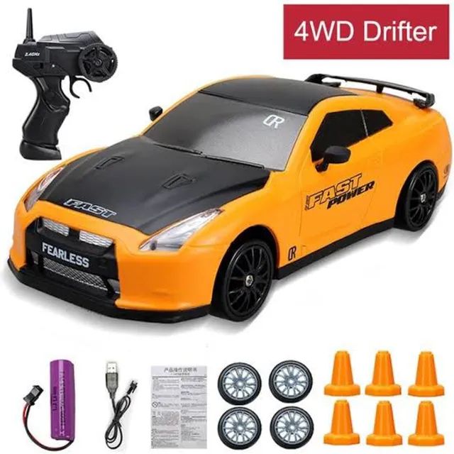 Brinquedo Carro de controle remoto drift elétrico 4x4, brinquedo infantil  para meninos em Promoção na Americanas