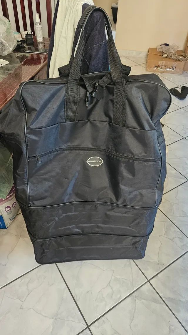 bolsa mala para viagem com 2 tamanhos regulaveis