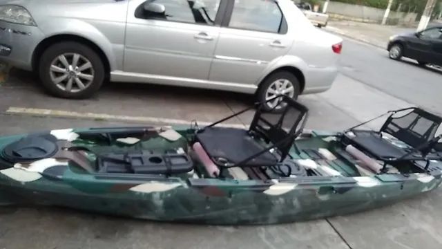 Caiaque Caiman 135 para duas pessoas Semi novo a pronta entrega pode retirar em nossa loja - Foto 2