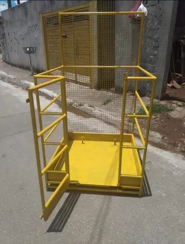 Gaiola De Empilhadeiras Gaiolas Munck Cesto Na Ft Empilhadeiras  zap *