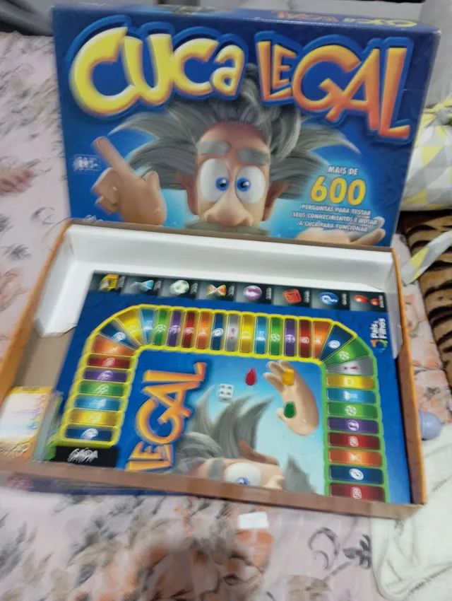 Jogo De Tabuleiro Cuca Legal Pais & Filhos + 600 Perguntas