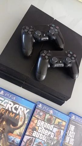 ps4 pro + 2 controles+ 4 jogos - Videogames - Centro, Florianópolis  1245397556