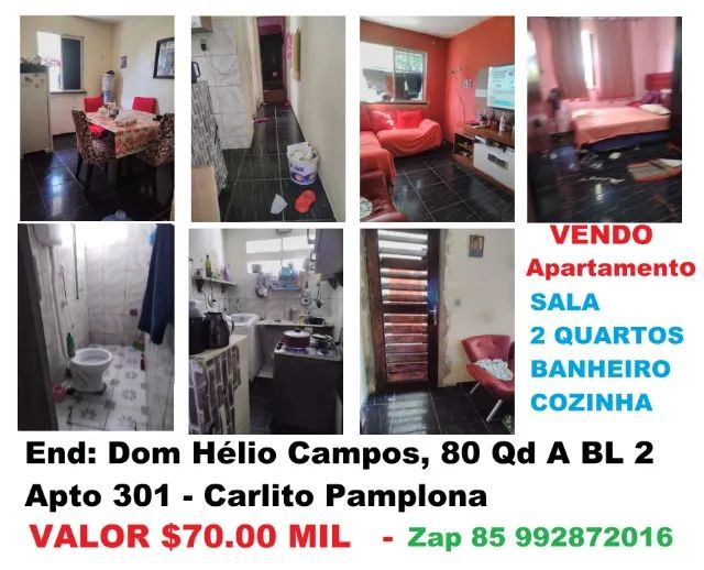 Captação de Apartamento a venda na Rua Dom Hélio Campos, Carlito Pamplona, Fortaleza, CE