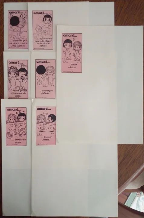 Papel para carta Amar é 