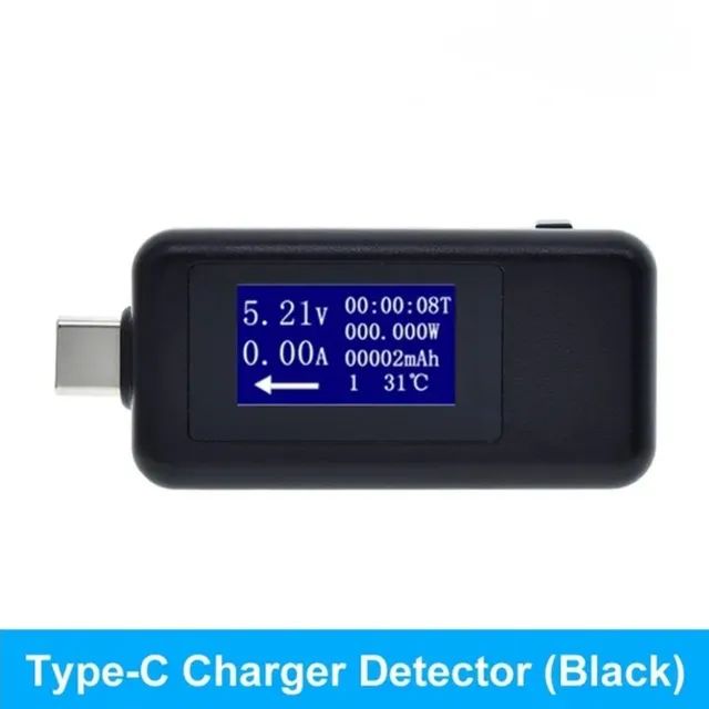 Voltímetro, Amperimetro, Watimetro Usb/Usb-C para Celulares, Tablets e Notebook's  - Foto 3