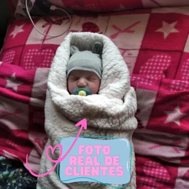 Rosto Pintado A Mão! Baby Reborn Realista Boneco Bebê Novo - Foto 6