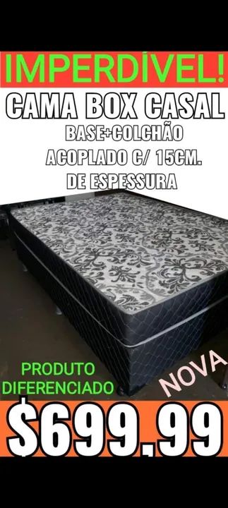 DESAPEGO! CAMA BOX NOVA! LEIAM: