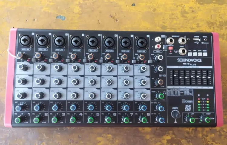 Mesa de Som Soundvoice