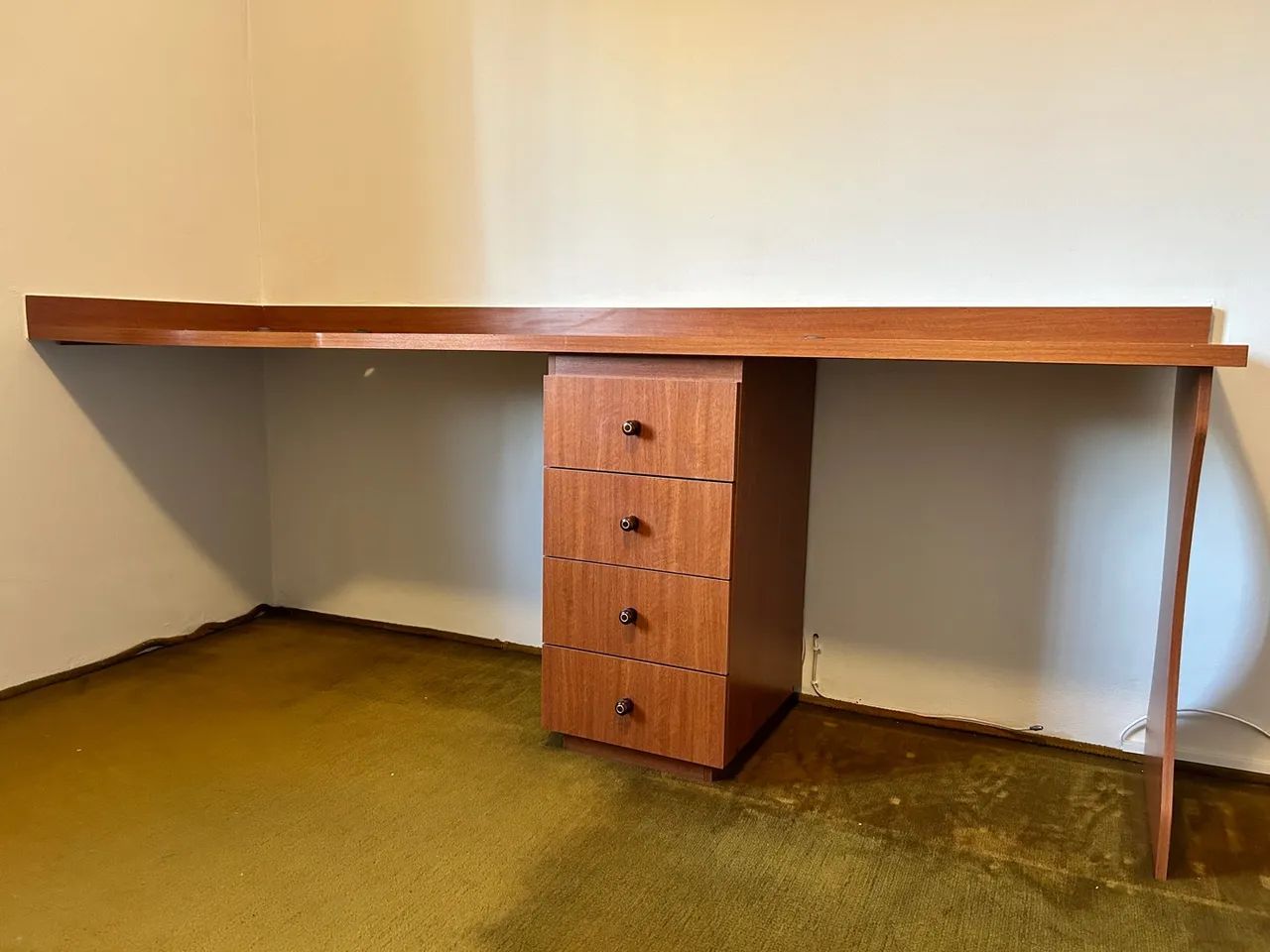 Escrivaninha escritório 2 lugares com gaveteiro - Foto 3