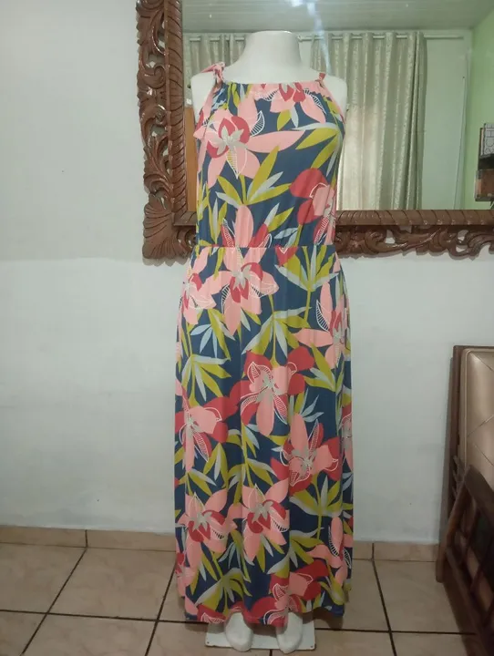 Vestido longo veste até 50