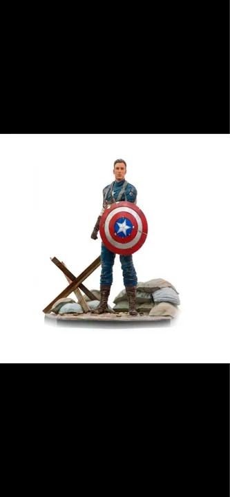 CAPITÃO AMERICA PRIMEIRO VINGADOR ART SCALE 1/10 CCXP 2019 - Foto 4