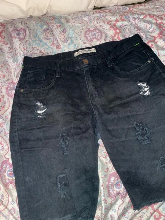 SHORT LACOSTE PRETO 