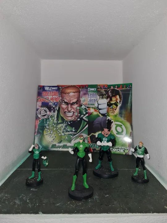 Lote Lanterna Verde - DC comics - Figurines action - Eaglemoss
