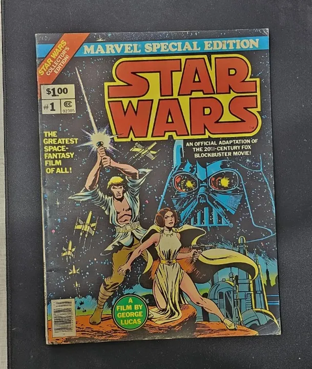 Star Wars - Revista No 1 - 1977 - Ed. Esp Marvel Treasury G
