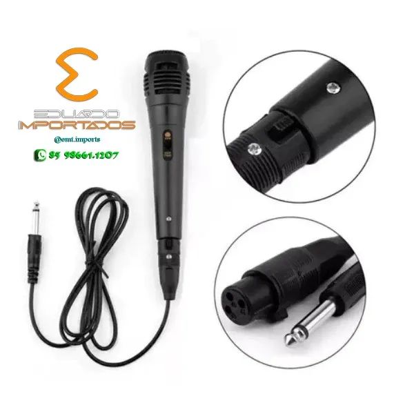 Microfone Profissional Com Fio Lehmox LEY-2170 - Foto 4