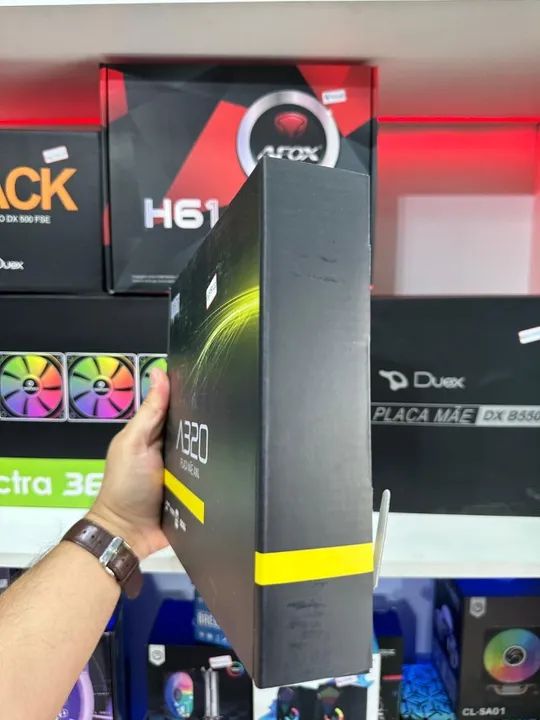 Placa Mãe A320 Am4 Amd Ryzen Lan 10/100 32gb 6 Gb/s Usb 3.0 - Foto 2