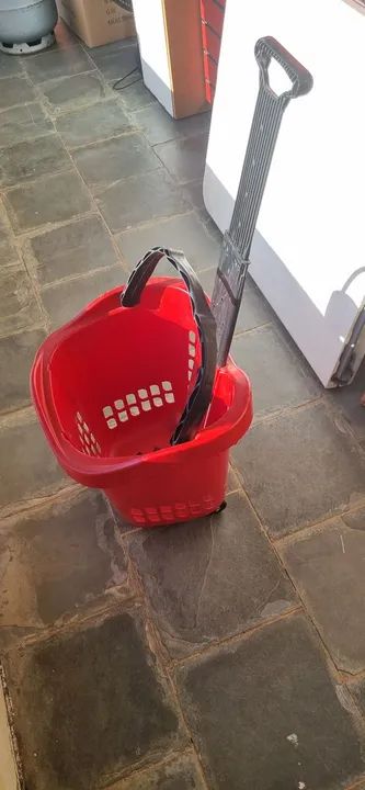 Cesta De Supermercado Com Rodas 4 unidades