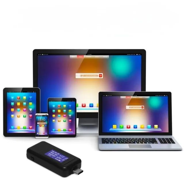 Voltímetro, Amperimetro, Watimetro Usb/Usb-C para Celulares, Tablets e Notebook's  - Foto 2