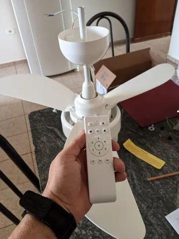 Instalação de ventilador 