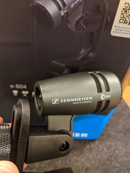 Microfone Sennheiser E 604 - Novo