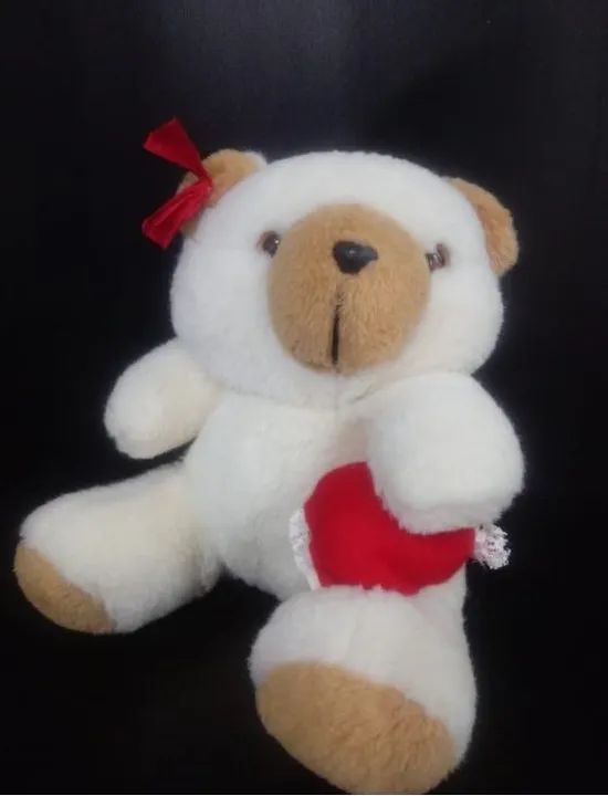 URSO DE PELÚCIA 25 CM COM SACOLINHA DO AMOR