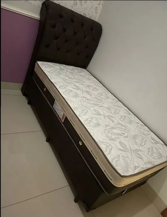 Cama Box Solteiro OrtoSleep  molas ensacadas 