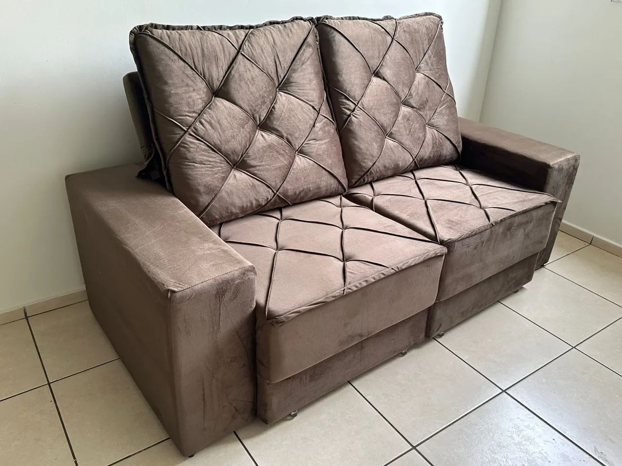 Sofá reclinável novo garantia promoção de Natal entrega garantia  - Foto 3