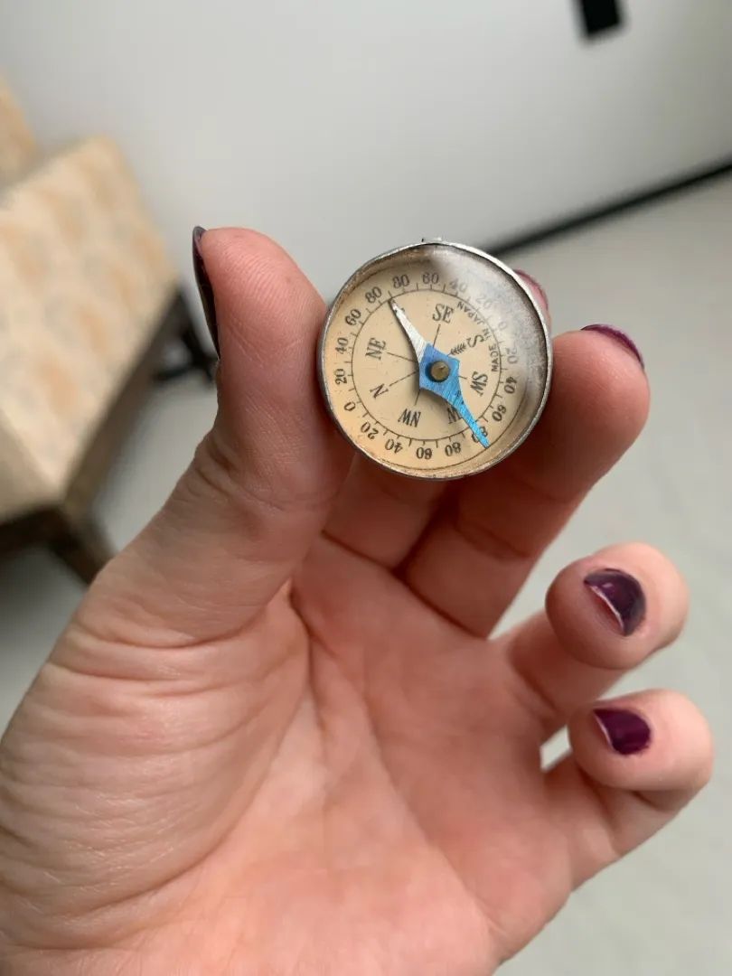 Bússola Mini Alemã Antiga