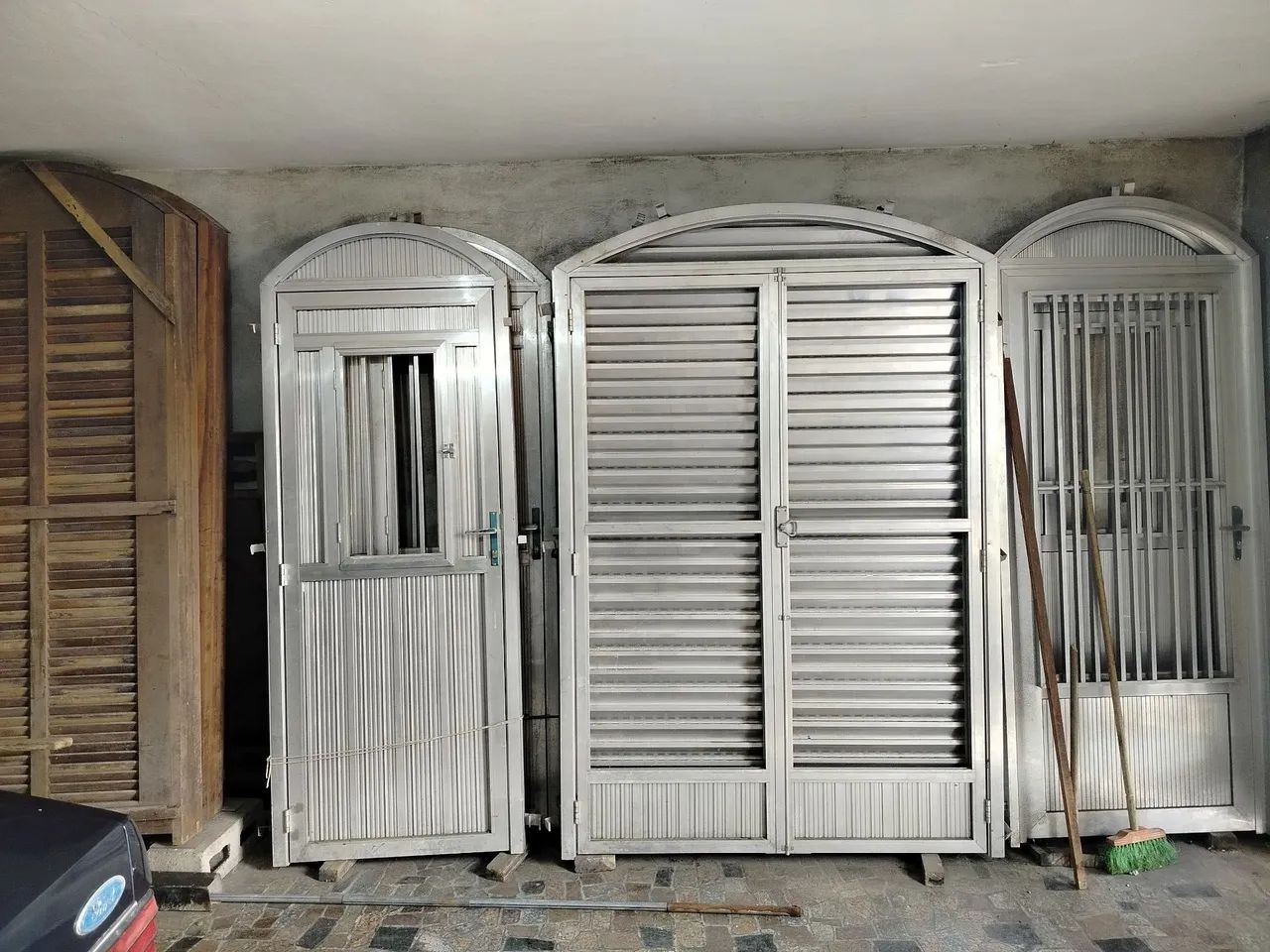 Portas em Alumínio ótimo estado (veja descrição) - Foto 5