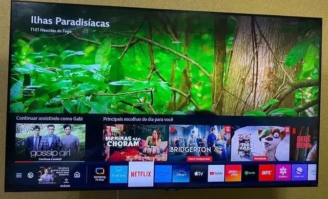 Tv smart Samsung Crystal 58 polegadas 4k tizen ultra - Foto 2