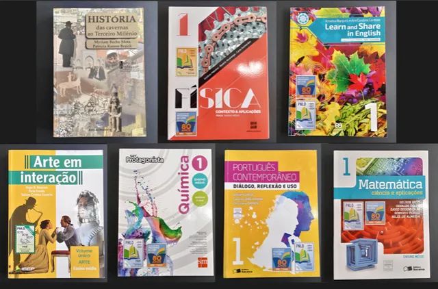 "livros didaticos ensino medio" no Brasil
