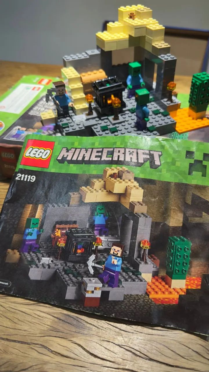 Minecraft A Masmorra - Lego 21119